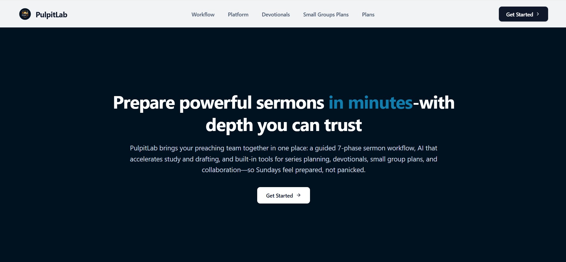 AI-Powered Church Content & Sermon Management Platform
